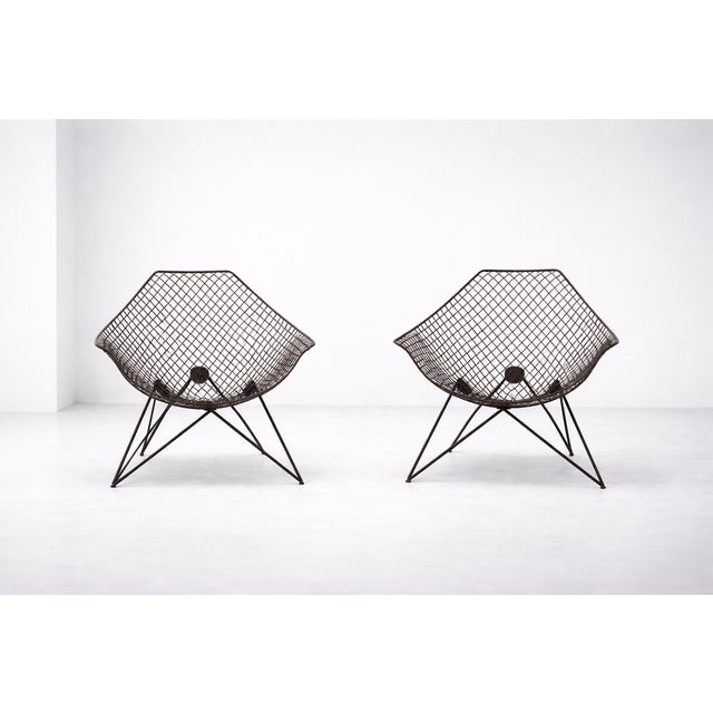 Iron Du 43 Armchairs by Gastone Rinaldi for Rima, 1953, Set of 2 For Sale - Image 14 of 15