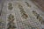 1930s Ivory Crean Floral Folk Art Antique American Hooked Rug 7'10'' X 10' Handknotted Wool Carpet For Sale - Image 10 of 12