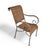 Brown Wrought Iron and Rattan Armchairs, 1970s, Set of 2 For Sale - Image 8 of 15