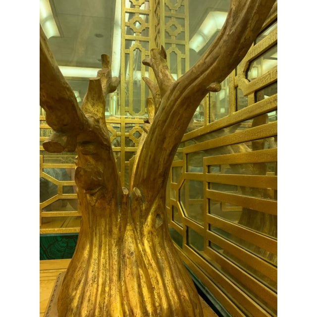 Glass 1980s Vintage Glass Top Console Table For Sale - Image 7 of 10