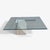 1980s Postmodern Glass Coffee Table With Travertine Base For Sale - Image 16 of 18