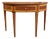 Crescent-Shaped Walnut Console, 1960s For Sale