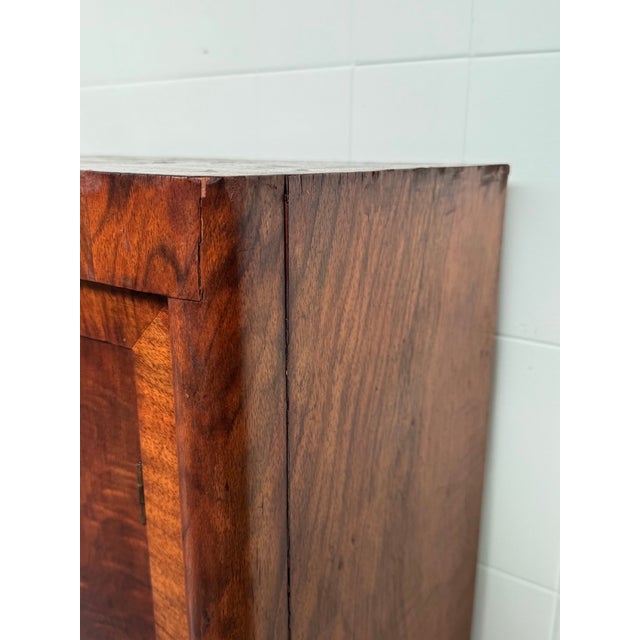 Antique Art Deco Wooden Nightstand, 1930s For Sale - Image 13 of 18