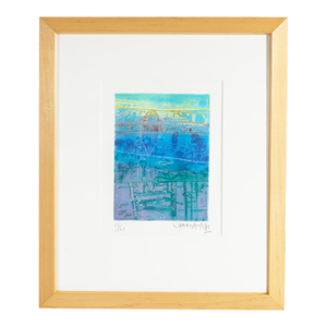 Abstract Intaglio Print by Shoichi Hasegawa