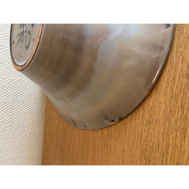 1950s Vintage Ceramic Bowl by Jacques Pouchain, 1950s For Sale - Image 5 of 9