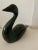 Marvelous hand made folk art decoy carving of a goose. Metal tooled and stamped embellishments on back. Wings are hand...