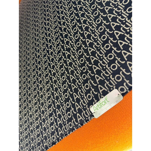Michiel Van Der Kley Orange Isobel Sofa for Artifort, 2000s For Sale - Image 18 of 18