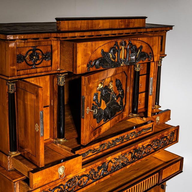 Antique Empire Secretaire, 1815 For Sale - Image 5 of 12