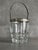 Glass and Steel Ice Bucket, 1960s, in Very Good conditions. Designed 1960 to 1969