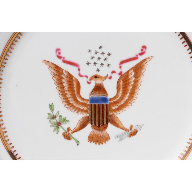 Circa: 20th Century. Material: Porcelain. Origin: China. Item condition: Good condition, just a few very small black dots...