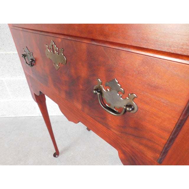 Early 21st Century Great Windsor Chair Co Queen Anne Server Accent Table For Sale - Image 5 of 16