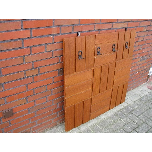 Vintage Teak Wardrobe Rack, 1960s For Sale - Image 17 of 18