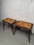 Mid-Century Modern Vintage German Hand Carved Painted Side Tables - a Pair For Sale - Image 3 of 16