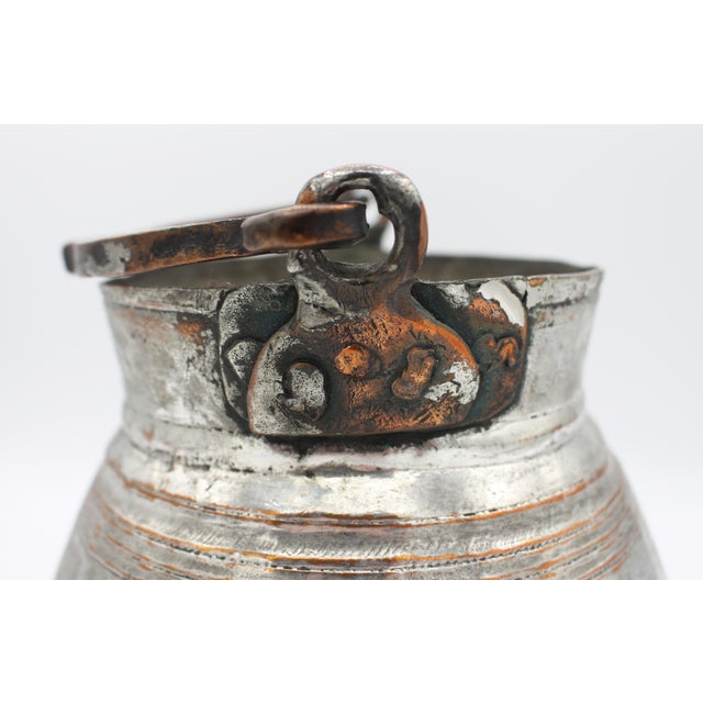 Mid-Late 19th Century Tinned Copper Cooking or Yogurt Pot From Eastern Turkey For Sale In Raleigh - Image 6 of 7