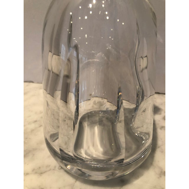 Transparent 1980s Orrefors Crystal Decanter For Sale - Image 8 of 11