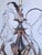 Metal 1950s Decorative Black and Bronze Chandelier For Sale - Image 7 of 9