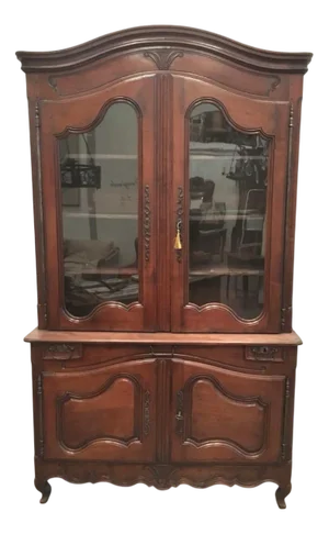 Louis XV Two-Body Buffet in Walnut, 1700s