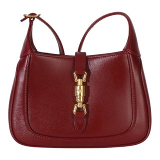 Red Boarded Dyana Lux Calfskin Mini Jackie 1961 Hobo For Sale