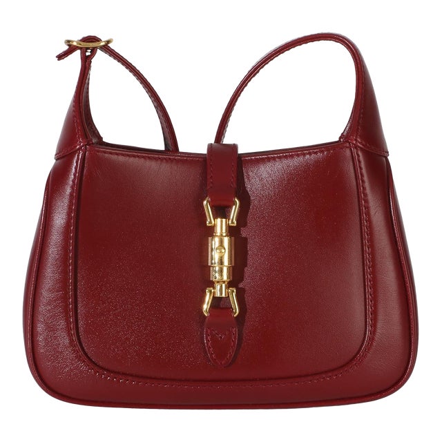 Red Boarded Dyana Lux Calfskin Mini Jackie 1961 Hobo For Sale