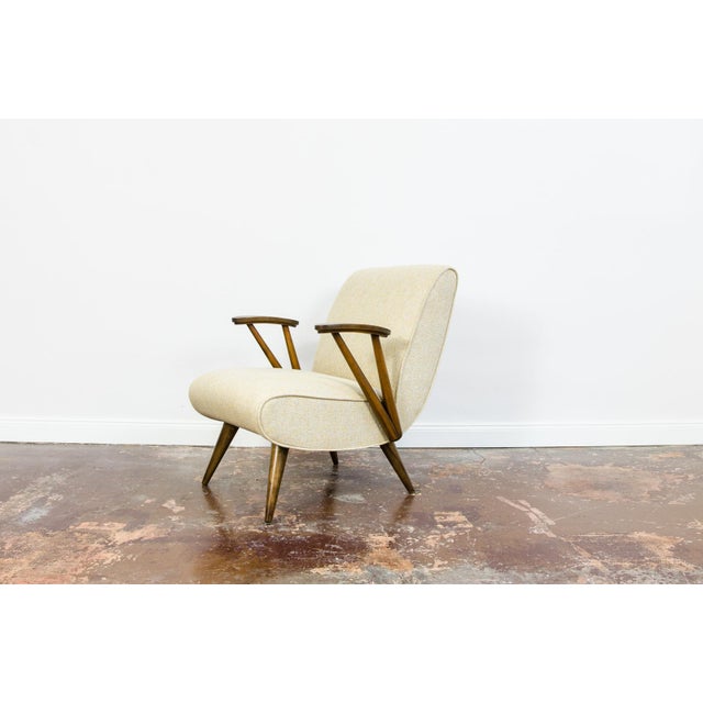 Mid-Century Modern Model 300-110 Lounge Chair from GFM, Poland, 1960s For Sale - Image 9 of 18