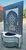 Moroccan Blue / Off White / Aqua Moroccan Mosaic Tile Fountain, Tarsi3 For Sale - Image 3 of 9