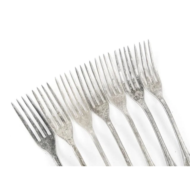 Postmodern Forks by Hefra, Poland, 1960s, Set of 6 For Sale - Image 4 of 7