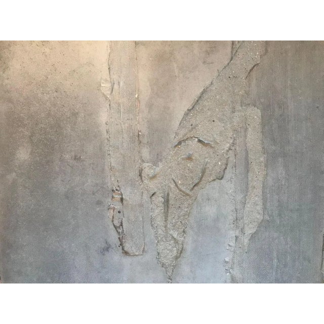 Concrete sculpture painting by Francesco Passaniti 2008 For Sale - Image 6 of 6