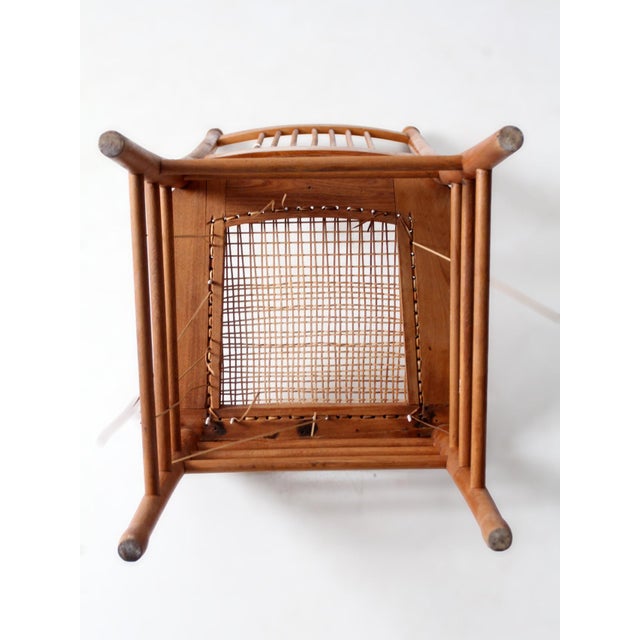 Wood Antique Spindle Back Chair Art Installation For Sale - Image 7 of 10