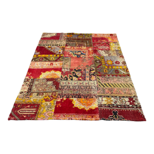 5ft 9in × 7ft 7in Turkish Patchwork Area Rug