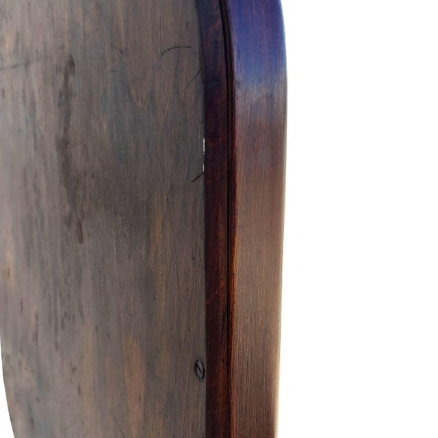 Wood 1900s Rare Vienna Secession Bent Oak Hall Tree W/ Mirror by D. G. Fischel & Sons For Sale - Image 7 of 9