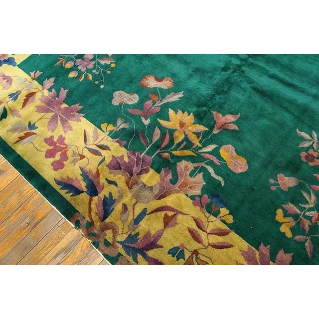 1920s Chinese Art Deco Carpet For Sale - Image 4 of 6
