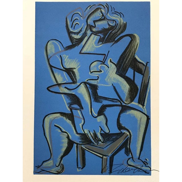 Zadkine's lithography that embodies the book of the Labours of Hercules. Edited by Czwiklitzer, Paris 1960 on vellum...