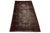 Antique Caucasian Geometric Area Rug – Hand-Knotted Low-Pile Wool Accent Rug With Distressed Patina For Sale - Image 4 of 8