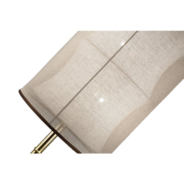 Eclectic Bamboo Stalk Table Lamp from Brass Brothers For Sale - Image 4 of 5
