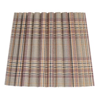 Pleated Wave Shade, Heritage Plaid For Sale