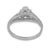 1930s Art Deco Diamond Platinum Engagement Ring, Size 6 For Sale In Los Angeles - Image 6 of 6