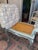 Early 21st Century Sabina Braxton Velvet Fabric Mini Bench For Sale - Image 5 of 5
