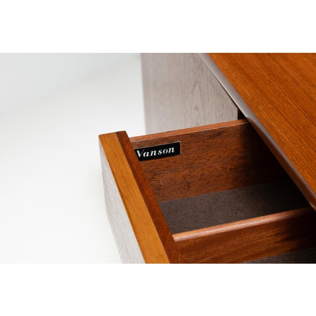 Wood Mid-Century Modern Sideboard in Teak from Vanson, 1960s For Sale - Image 7 of 11