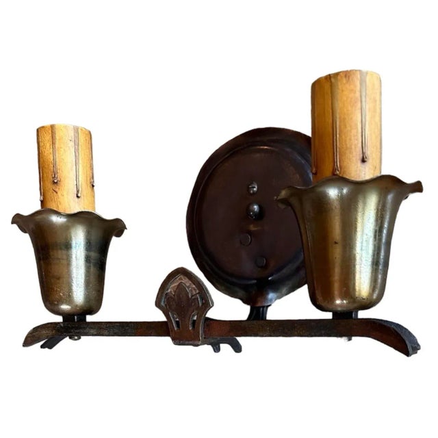 Pie crust backplate, simple pattern throughout the design of these sconce will look great in any room of your home. The...