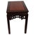 Chinese Padauk and Burl Panel Side Tables, Pair, Labeled j.l. George & Co., Hong Kong For Sale - Image 4 of 14