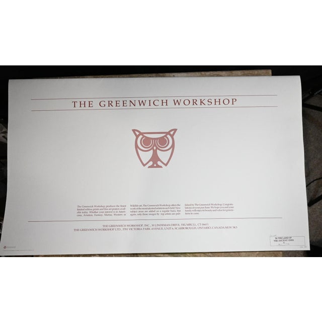 1990s Frank C. McCarthy "In the Land of the Ancient Ones" Signed Limited Edition Lithograph (1993) For Sale In Denver - Image 6 of 7