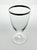 1960s 1960s Mid-Century Vintage Minimalist 3 Silver Rim Footed Juice Glasses For Sale - Image 5 of 6