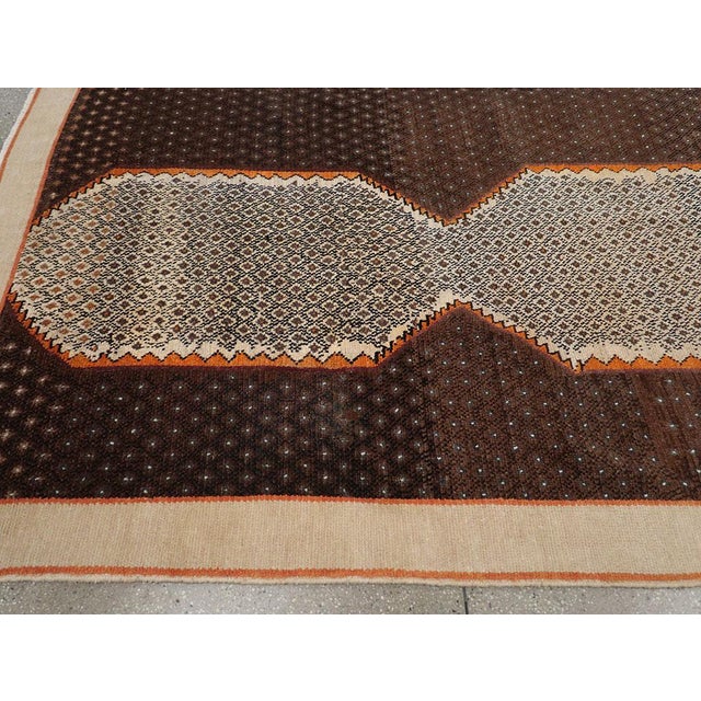Textile Galerie Shabab Collection Mid-20th Century Turkish Anatolian Room Size Carpet For Sale - Image 7 of 10
