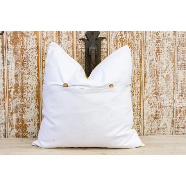 Shashi Organic Silk Pillow For Sale - Image 4 of 8