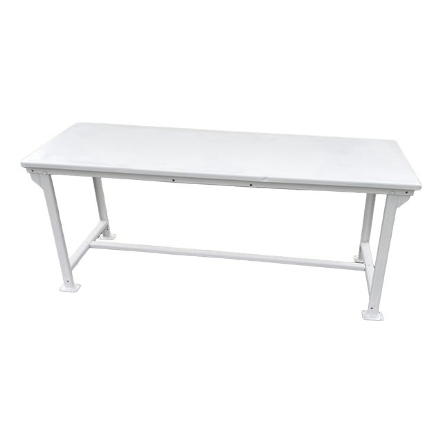 Folding Military Metal Table, 1965 For Sale