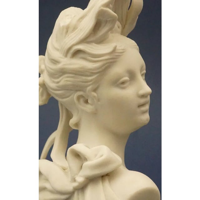 19th Century Bust of Messalina in Biscuit Porcelain from Sevres, France For Sale - Image 12 of 18