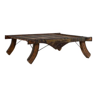 Early 20th C. Mauritanian Acacia Wood Coffee Table For Sale
