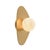 Rhoads Triangular Sconce, Natural Brass For Sale - Image 9 of 9