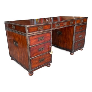 Theodore Alexander Captain Powers 9th Bengal Lancers Campaign Executive Desk For Sale