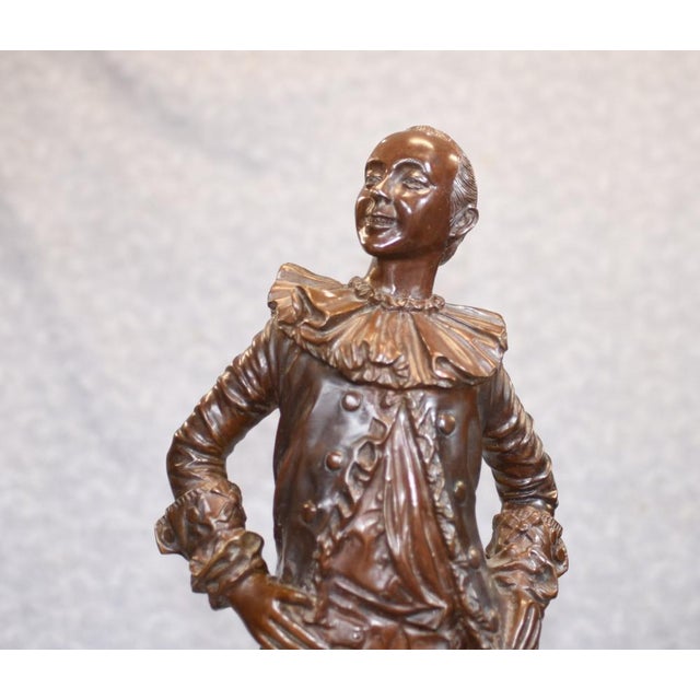 Wonderful bronze casting of an English actor - Good size at just under three feet tall - Classic thespian with the tragic...